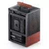 Caixa de PC Jonsbo T6, Mini-Tower, Mini-ITX, preto