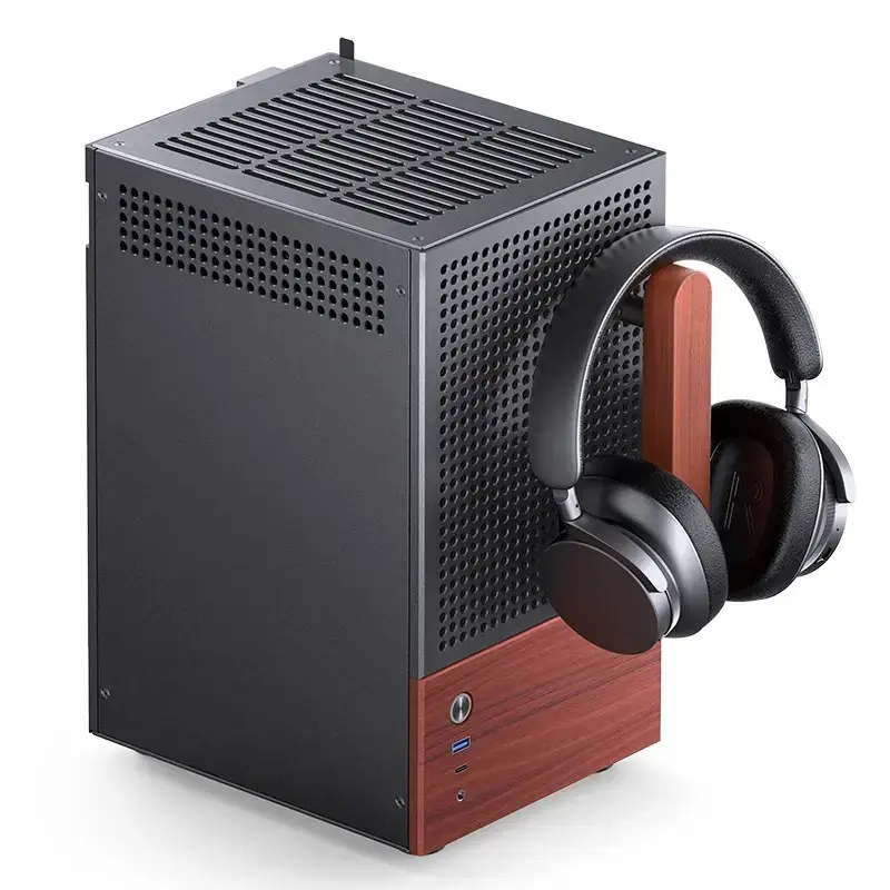 Caixa de PC Jonsbo T6, Mini-Tower, Mini-ITX, preto