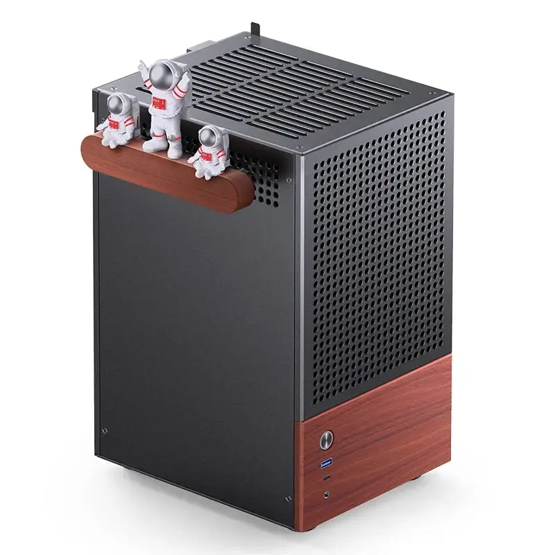 Caixa de PC Jonsbo T6, Mini-Tower, Mini-ITX, preto