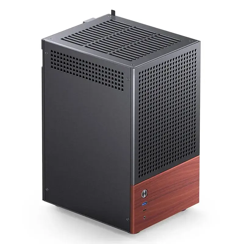 Caixa de PC Jonsbo T6, Mini-Tower, Mini-ITX, preto