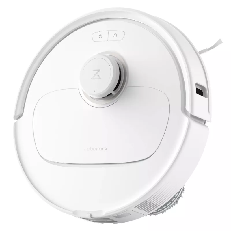 Roborock Qrevo MaxV (com RDS) aspirador robô branco com estação de reabastecimento e secagem automática