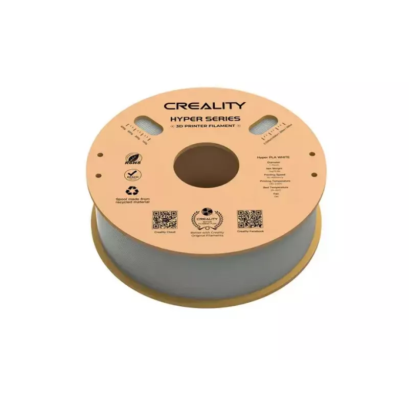 Material de impressão 3D Creality 3D 3301010335 Polilactida (PLA) branco 1 kg