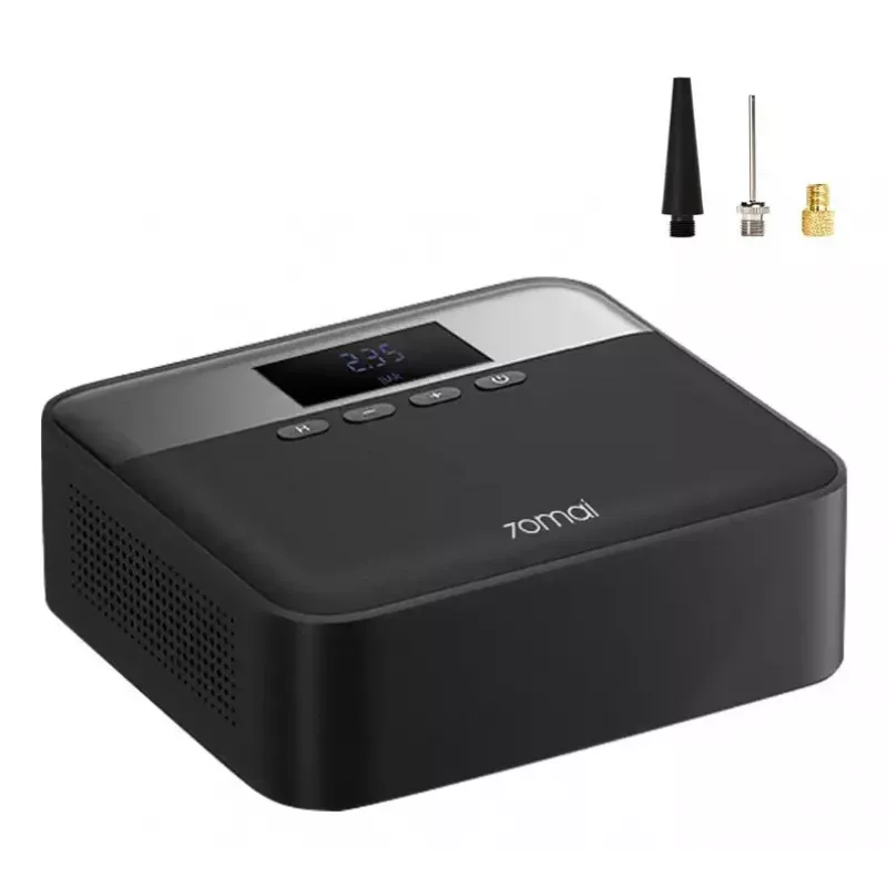 Compressor de ar 70mai TP03 — 12V DC/isqueiro, preto, universal, inclui adaptador de torneira esférica