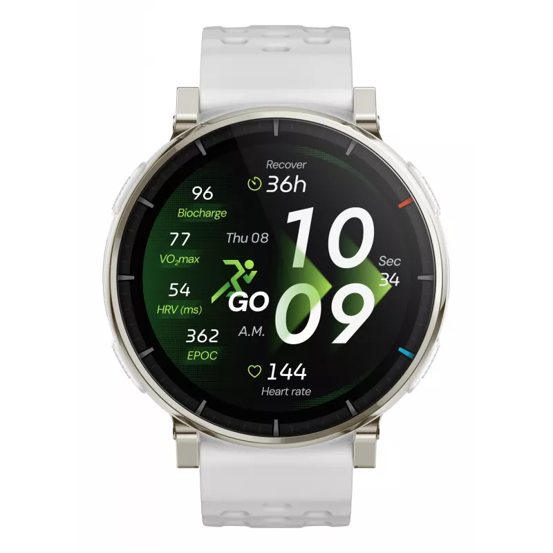 Smartwatch Amazfit Active 3 — 3,35 cm (1,32 polegadas) AMOLED, 466×466, ecrã tátil, GPS, 365 mAh, bracelete de silicone