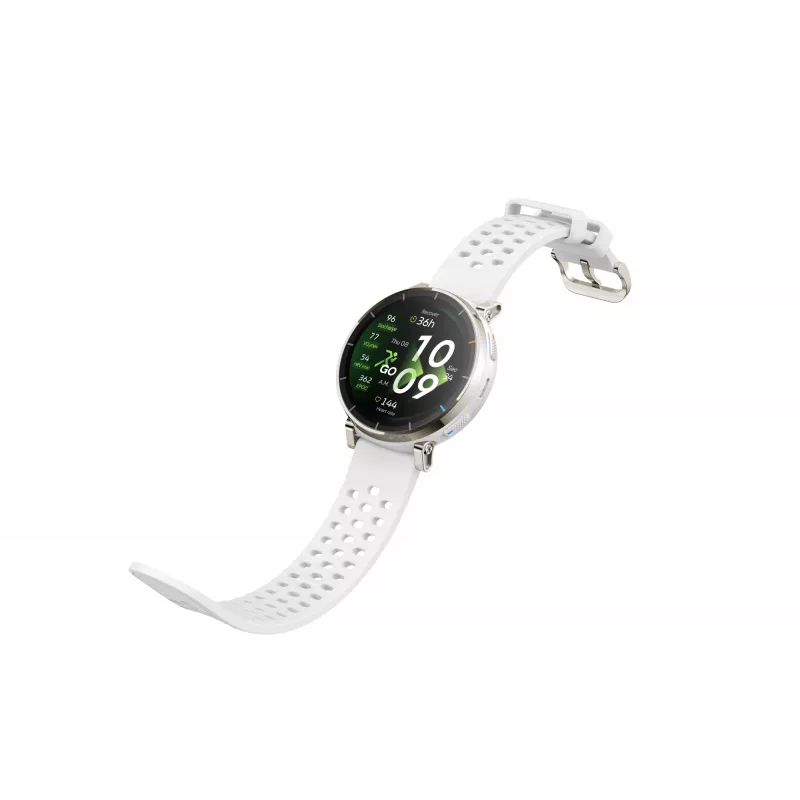 Smartwatch Amazfit Active 3 — 3,35 cm (1,32 polegadas) AMOLED, 466×466, ecrã tátil, GPS, 365 mAh, bracelete de silicone