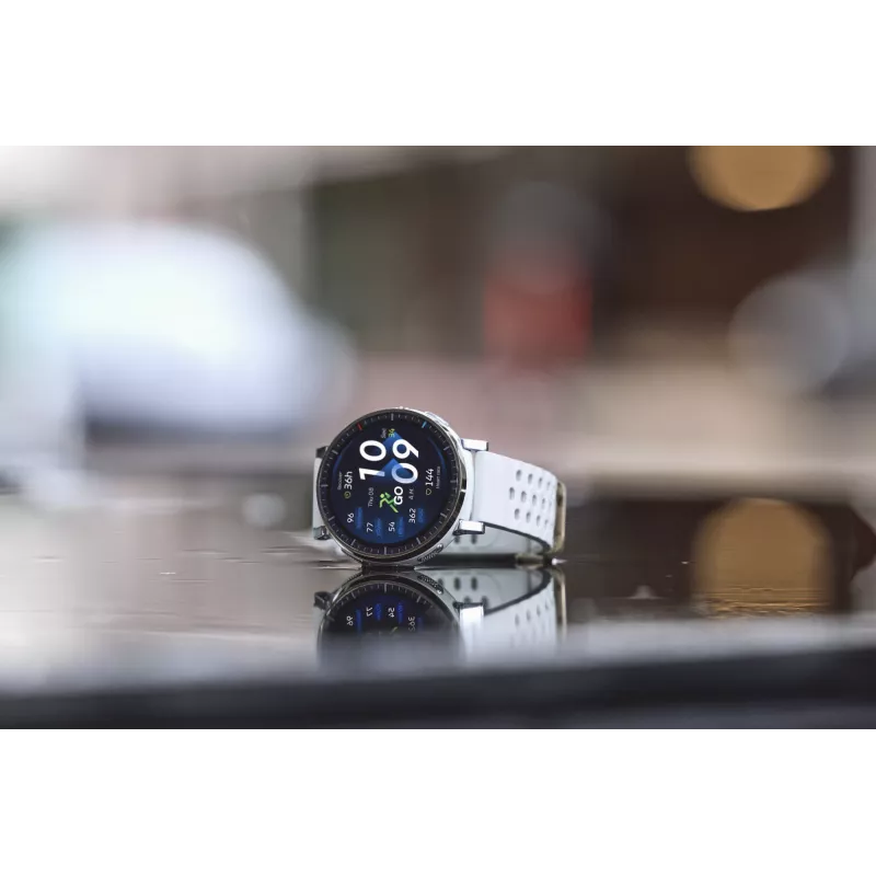Smartwatch Amazfit Active 3 — 3,35 cm (1,32 polegadas) AMOLED, 466×466, ecrã tátil, GPS, 365 mAh, bracelete de silicone