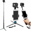 Tripé pau de selfie Telesin GP-MNP-090-S altura ajustável leve