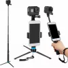 Tripé pau de selfie Telesin GP-MNP-090-S altura ajustável leve