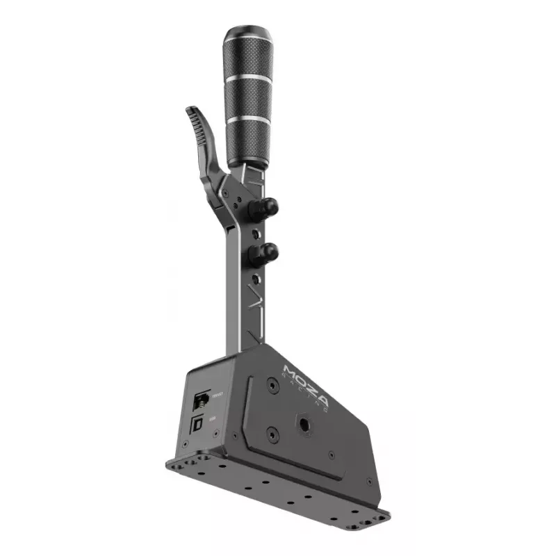 Add-on de alavanca de mudanças de corrida Moza Racing SGP Sequential Shifter preto alumínio