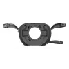 Alavanca de coluna de direção Moza Racing RS065 preto alumínio aço 411x127x152mm