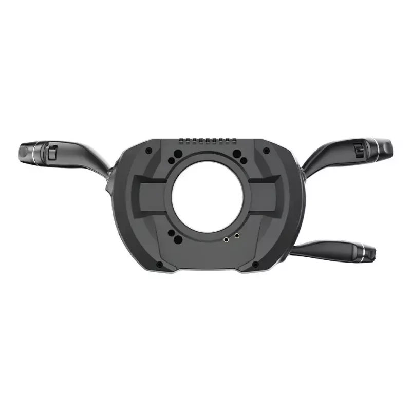 Alavanca de coluna de direção Moza Racing RS065 preto alumínio aço 411x127x152mm