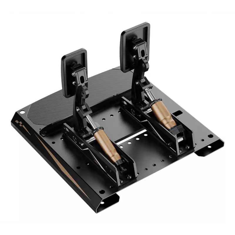 Pedais Moza Racing CRP2 (acelerador+travão), pedal, preto, fibra de carbono, aço, 15 - 23°