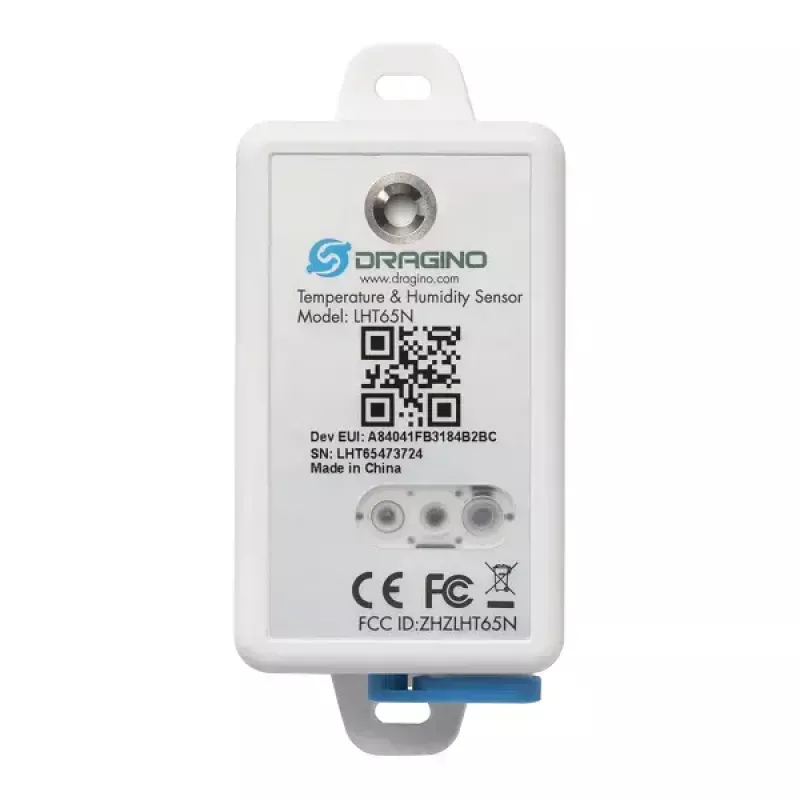 DRAGINO LHT65N sensor de temperatura e humidade autónomo para interior/exterior LoRaWAN EU868