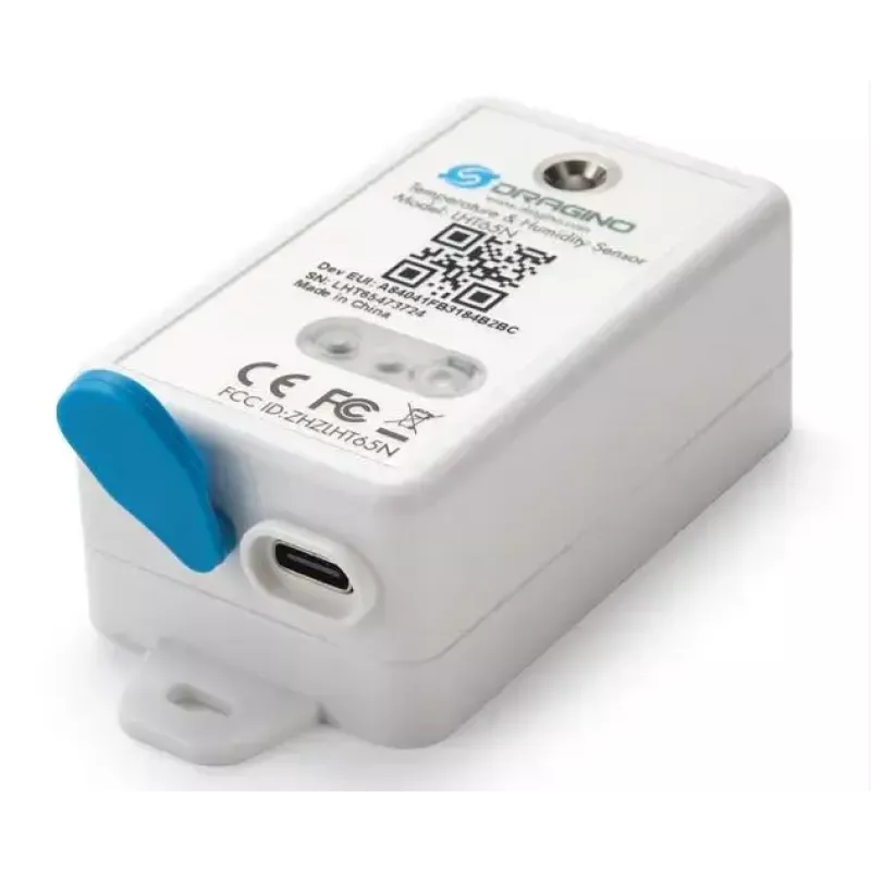 DRAGINO LHT65N sensor de temperatura e humidade autónomo para interior/exterior LoRaWAN EU868
