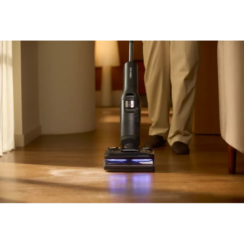 Roborock F25 Ultra esfregona elétrica a bateria a seco e húmido sem saco preto 4,6 Ah