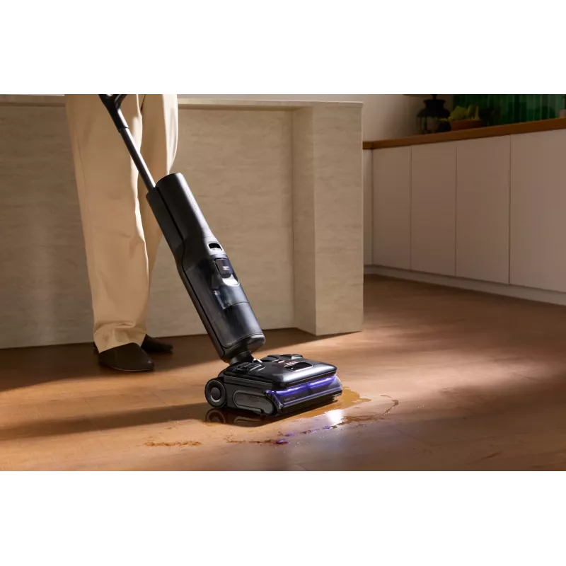 Roborock F25 Ultra esfregona elétrica a bateria a seco e húmido sem saco preto 4,6 Ah