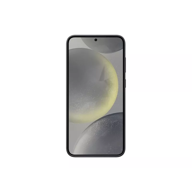 Capa de couro vegano Samsung Galaxy S24+ preta Monochromatic 6.7 polegadas