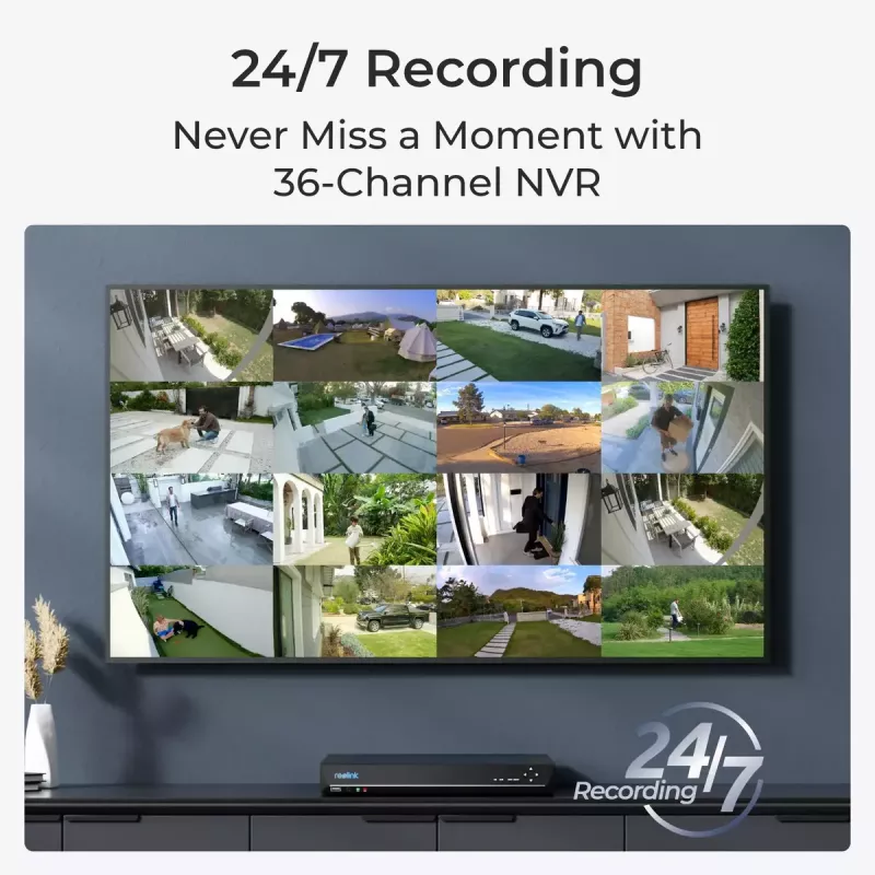 Reolink NVS36 NVR PoE de 36 canais