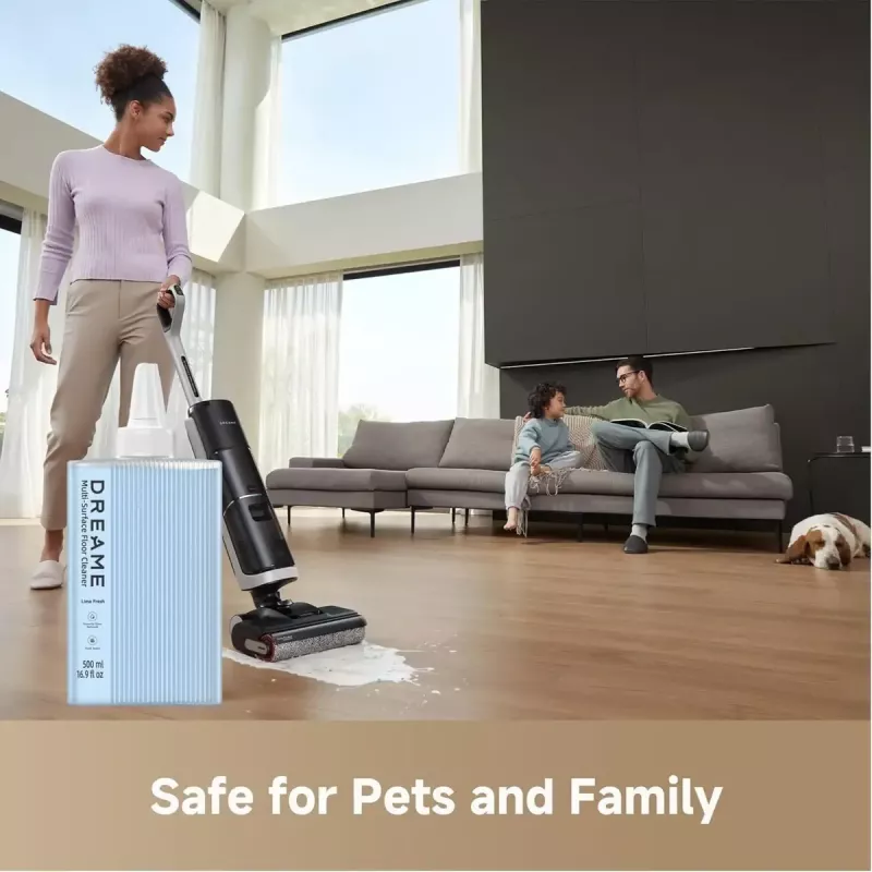 Detergente Dreame HFF3 Blue — 500 ml, compatível com todos os aspiradores de lavagem Dreame