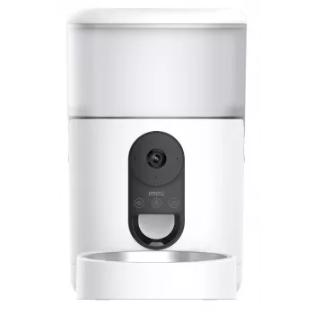 Comedouro automático IMOU PF1 — tremonha de aço inoxidável de 4 L, Wi‑Fi 4, pilha/corrente contínua, 1 taça