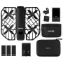 Mini-drone HOVERAir X1 Pro — 4 rotores, câmara de 12 MP, vídeo 4K, alcance de 1000 m, bateria de 1920 mAh, 32 GB internos, preto