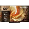 Smart TV Dreame Aura S100 55 polegadas, QLED+ (Mini LED), 4K UHD, Google TV, 144 Hz, processador de IA, barra de som integrada, preto