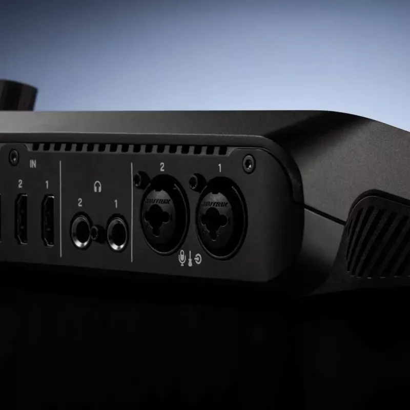 Consola de produção multicanal para podcast e livestream Rode RodeCaster Video S RCVS-E – ecrã tátil, Wi‑Fi, Bluetooth 5.3, 5x USB-C, 3x entrada HDMI, 1x saída HDMI, microSD
