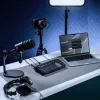 Consola de produção multicanal para podcast e livestream Rode RodeCaster Video S RCVS-E – ecrã tátil, Wi‑Fi, Bluetooth 5.3, 5x USB-C, 3x entrada HDMI, 1x saída HDMI, microSD