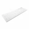 Teclado com fio tamanho completo Active Key CHERRY AK-C8112 Medical USB QWERTZ 105 teclas branco 1,8 m