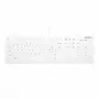 Teclado com fio tamanho completo Active Key CHERRY AK-C8112 Medical USB QWERTZ 105 teclas branco 1,8 m