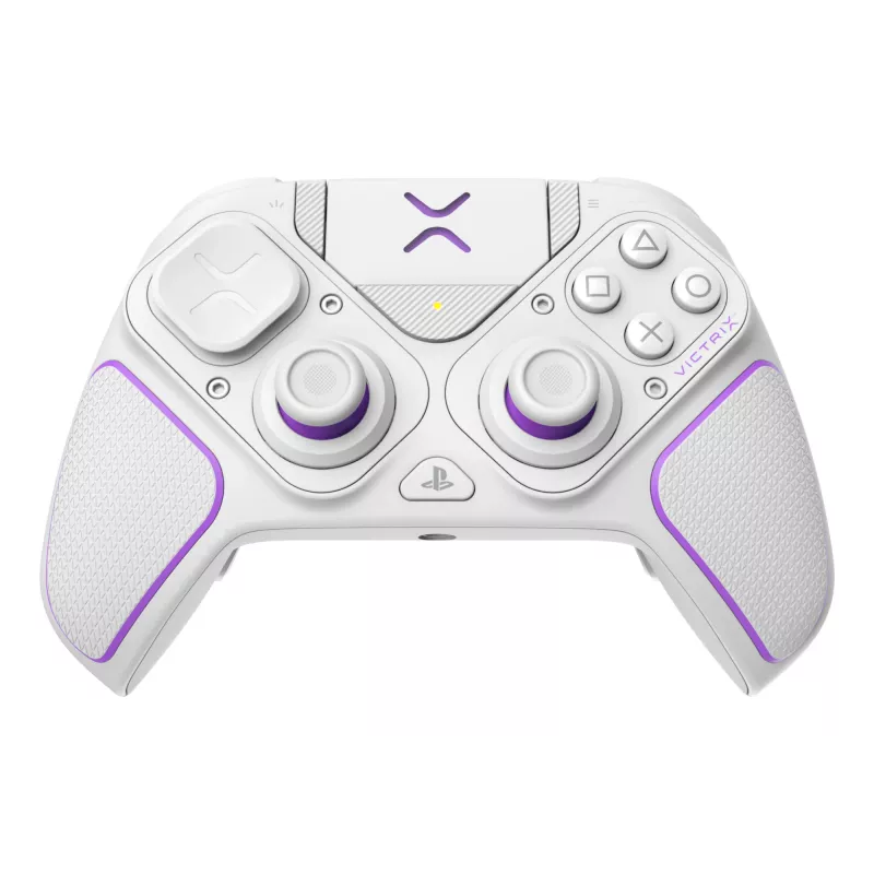 Comando VICTRIX 052-002-WH com fio e sem fios RF/USB, USB-C, 2000mAh, PC/PS4/PS5, violeta/branco