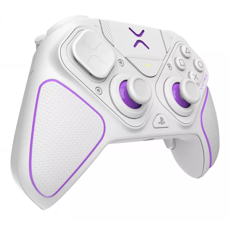 Comando VICTRIX 052-002-WH com fio e sem fios RF/USB, USB-C, 2000mAh, PC/PS4/PS5, violeta/branco