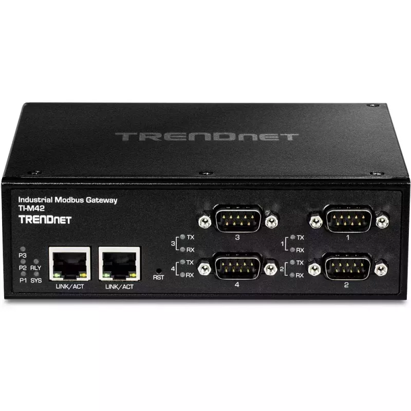 Gateway/Controlador Trendnet TI-M42 10/100 Mbit/s preto IP30