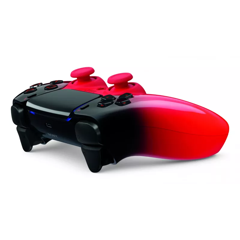 Comando Sony DualSense para PlayStation 5 – Bluetooth/USB, bateria, preto/vermelho, USB-C, 188×69×189 mm