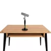 Suporte de secretária para microfone Shure SH-DESKTOP1, base redonda em metal, rosca de 3/8 polegadas, altura 26,7–40,6 cm, preto