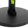 Suporte de secretária para microfone Shure SH-DESKTOP1, base redonda em metal, rosca de 3/8 polegadas, altura 26,7–40,6 cm, preto