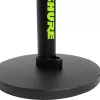 Suporte de secretária para microfone Shure SH-DESKTOP1, base redonda em metal, rosca de 3/8 polegadas, altura 26,7–40,6 cm, preto