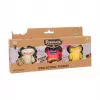 Conjunto de figuras de ação p.m.i kids world FUGGLER S3 Gold Edition – pack de 3 figuras sortidas