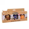 Conjunto de figuras de ação p.m.i kids world FUGGLER S3 Gold Edition – pack de 3 figuras sortidas