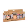 Conjunto de figuras de ação p.m.i kids world FUGGLER S3 Gold Edition – pack de 3 figuras sortidas