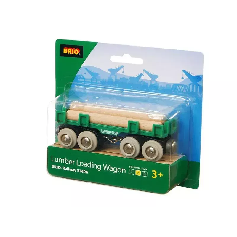 Vagão de madeira Ravensburger BRIO acessório de comboio elétrico, 4 peças, multicolor