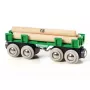 Vagão de madeira Ravensburger BRIO acessório de comboio elétrico, 4 peças, multicolor