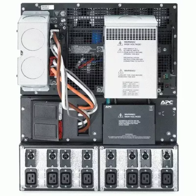 APC Smart-UPS RT 15 kVA, 230/400 V, LCD, montagem em rack, 12U, 2x jumper IEC e 8x saídas IEC 60320 C19