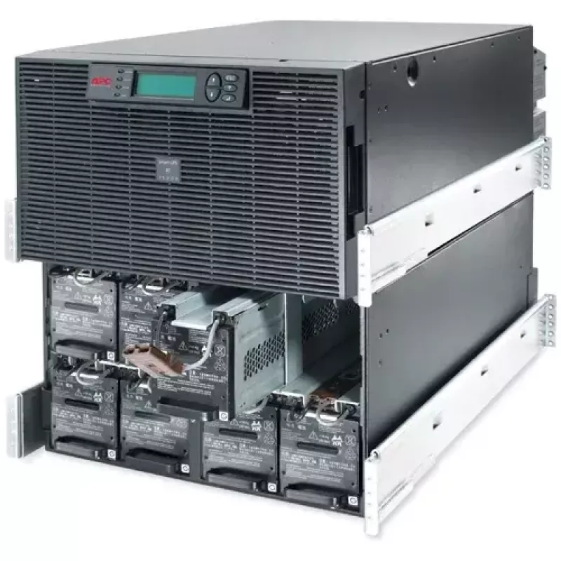 APC Smart-UPS RT 15 kVA, 230/400 V, LCD, montagem em rack, 12U, 2x jumper IEC e 8x saídas IEC 60320 C19