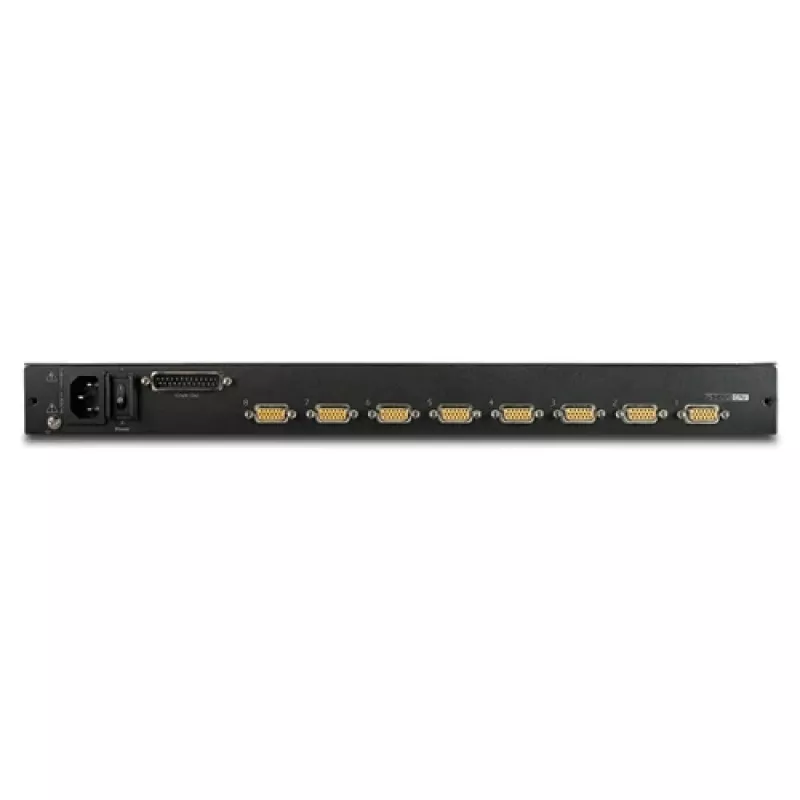 Consola LCD para rack APC 17 polegadas com switch KVM analógico de 8 portas integrado