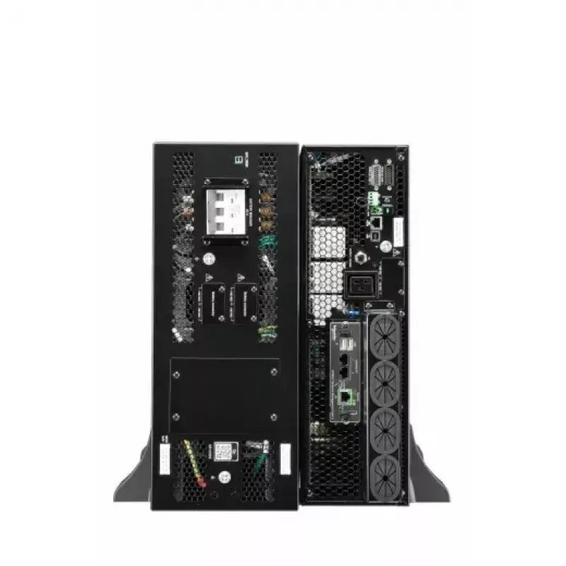 APC Smart-UPS On-Line, 15kVA/15kW, rack/torre, 230V/380V...415V, ligação fixa 5 fios (3P+N+E)+3 fios (1P+N+E), placa de rede, sem kit de calhas