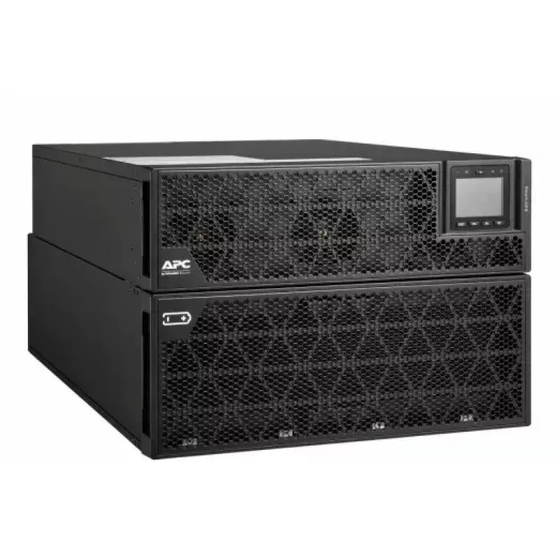APC Smart-UPS On-Line, 15kVA/15kW, rack/torre, 230V/380V...415V, ligação fixa 5 fios (3P+N+E)+3 fios (1P+N+E), placa de rede, sem kit de calhas