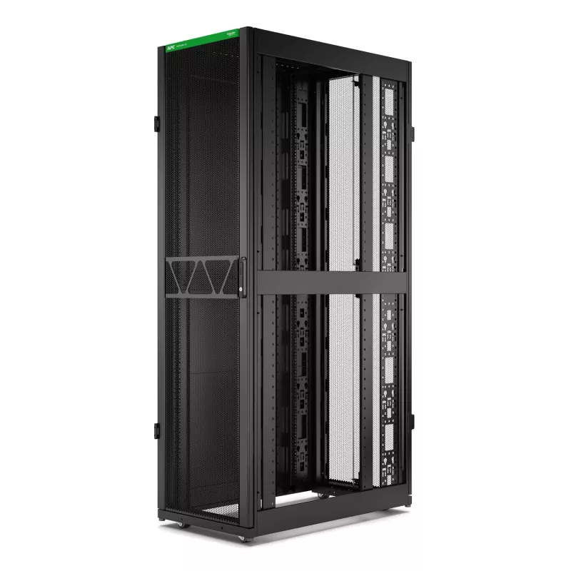 APC NetShelter SX Server Rack Gen 2, 45U, 2124H x 600W x 1070D mm, com painéis laterais, preto