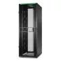 APC NetShelter SX Server Rack Gen 2, 45U, 2124H x 750W x 1070D mm, com painéis laterais, preto
