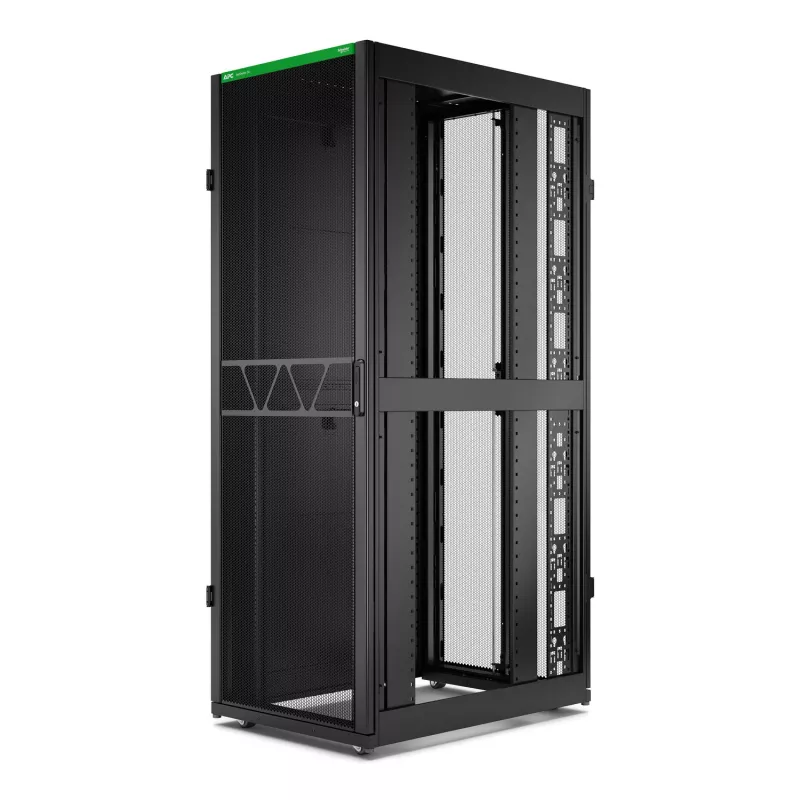 APC NetShelter SX Server Rack Gen 2, 45U, 2124H x 750W x 1070D mm, com painéis laterais, preto